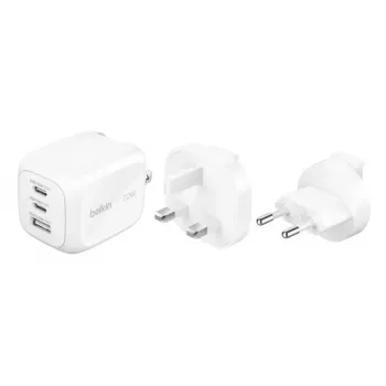 Iekštelpu lādētājs Belkin BoostCharge Pro WCH018HQWH ar ātro uzlādi, 2 USB-C porti