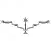 ICY BOX IB-MS505-TI 81.3 cm (32 collas) Galda statīvs Melns, Sudraba