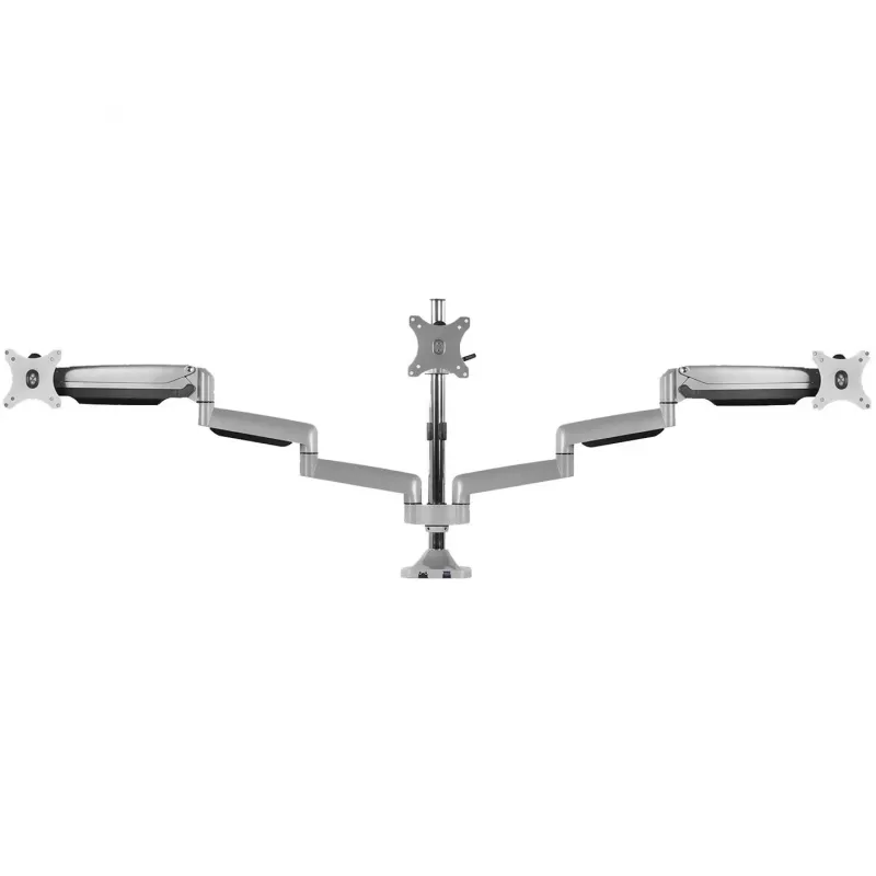 ICY BOX IB-MS505-TI 81.3 cm (32 collas) Galda statīvs Melns, Sudraba