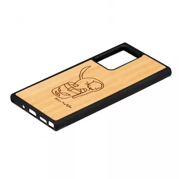 Aizsargājošs tālruņa maciņš man and wood Samsung Galaxy Note 20 Ultra — kaķis ar zivi