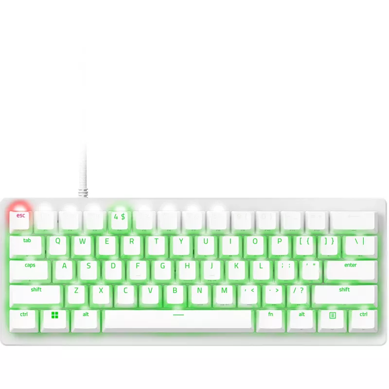 Razer Huntsman V3 Pro Mini - Balts - German Layout P - tastatūra - optical (RZ03-04992000-R3G1)