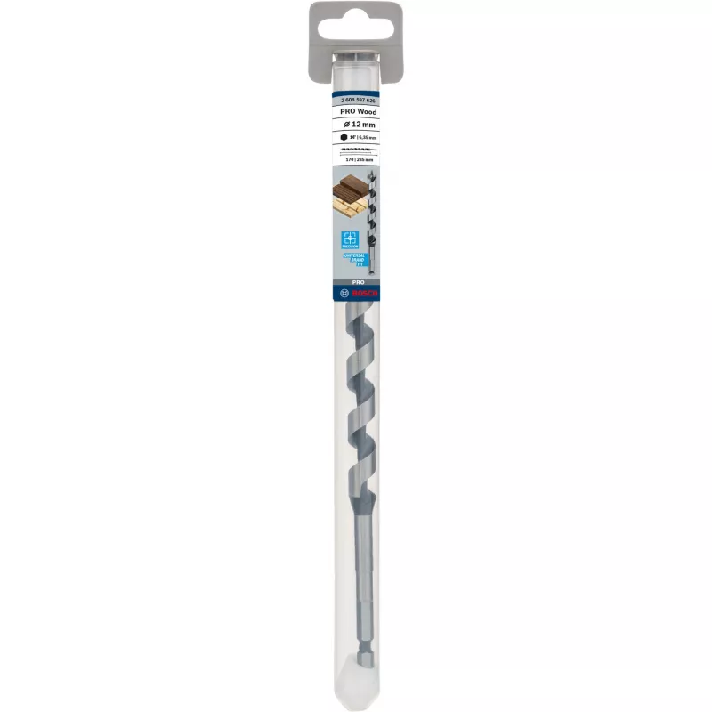 Bosch PRO Wood Auger Bit Bosch 1.2 cm Diameter 1 pc