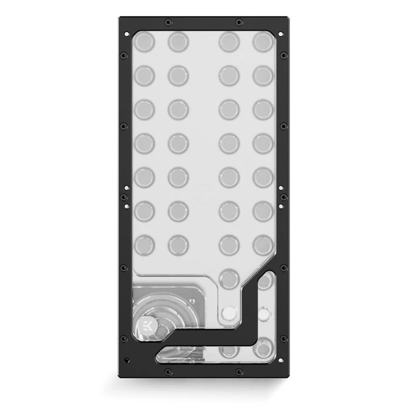 Pump distribution plate EK Water Blocks EK-QuantumX Loophole D5 PWM Melns Plexiglass