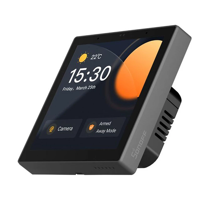 Pie sienas stiprināms viedais vadības panelis Sonoff NSPanel Pro — Wi‑Fi, Bluetooth, ZigBee atbalsts, modelis NSPanel86PB