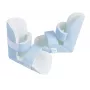 Papēža aizsargs TIMAGO SVP 2413, velūrs, viens izmērs, Velcro aizdare, balts, 2 gab. iepakojumā