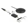 Galda mikrofons DeLOCK 65873 Melns