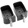 Karstā gaisa friteris Severin FR 2453 Double 3.25 L 2850 W melns sudrabains