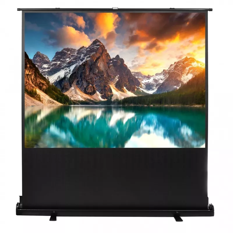 Maclean portatīvais projekcijas ekrāns, kompakts, grīdas, 66, 16:9, MC-210