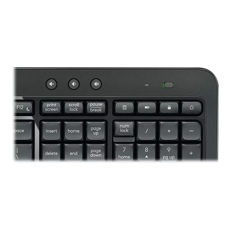Logitech MK540 ADVANCED bezvadu tastatūras un peles komplekts, pilna izmēra membrāna