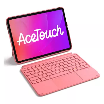 Klaviatūras apvalks ar skārienpaliktni Inateck KB04122 iPad 11 inch/Air, QWERTZ, sarkans