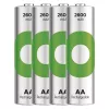 Baterijas R6/AA NI-MH 2 600mAh blisteris 4gab.