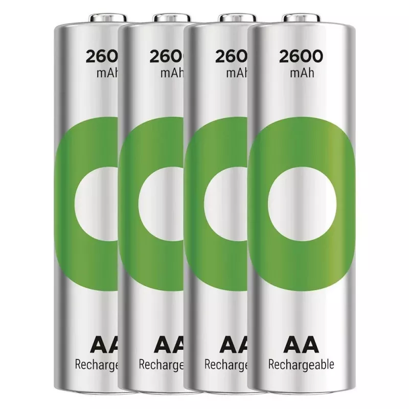 Baterijas R6/AA NI-MH 2 600mAh blisteris 4gab.
