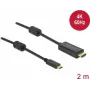 Aktīvs USB Type-C uz HDMI kabelis DeLOCK 85970 4K 60 Hz 2 m