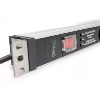 Digitus kontaktligzdu bloks DN-95433 5-vietīgas drošības kontaktligzdas 2m kabelis