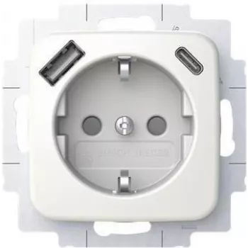 BUSCH JAEGER SCHUKO kontaktligzda USB-A+C 20 EUCB2USBAC-214 (2CKA002011A6296)