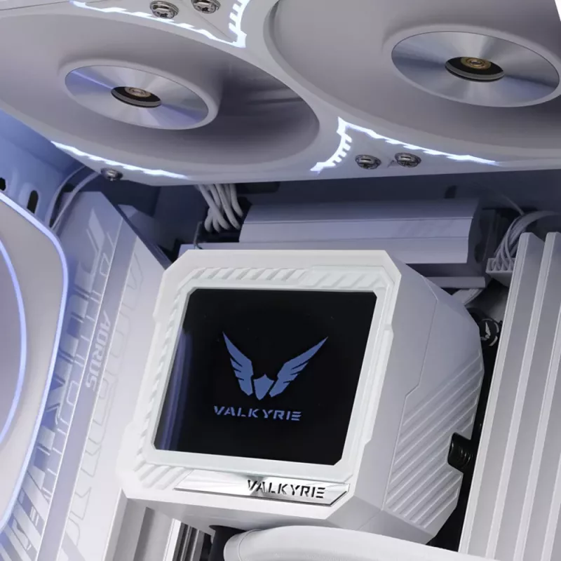 Šķidruma CPU dzesētājs Valkyrie VK-AIOV240W 240 mm radiators ar LCD