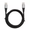 iBOX IKUTC USB-C kabelis 60W 2m Melns