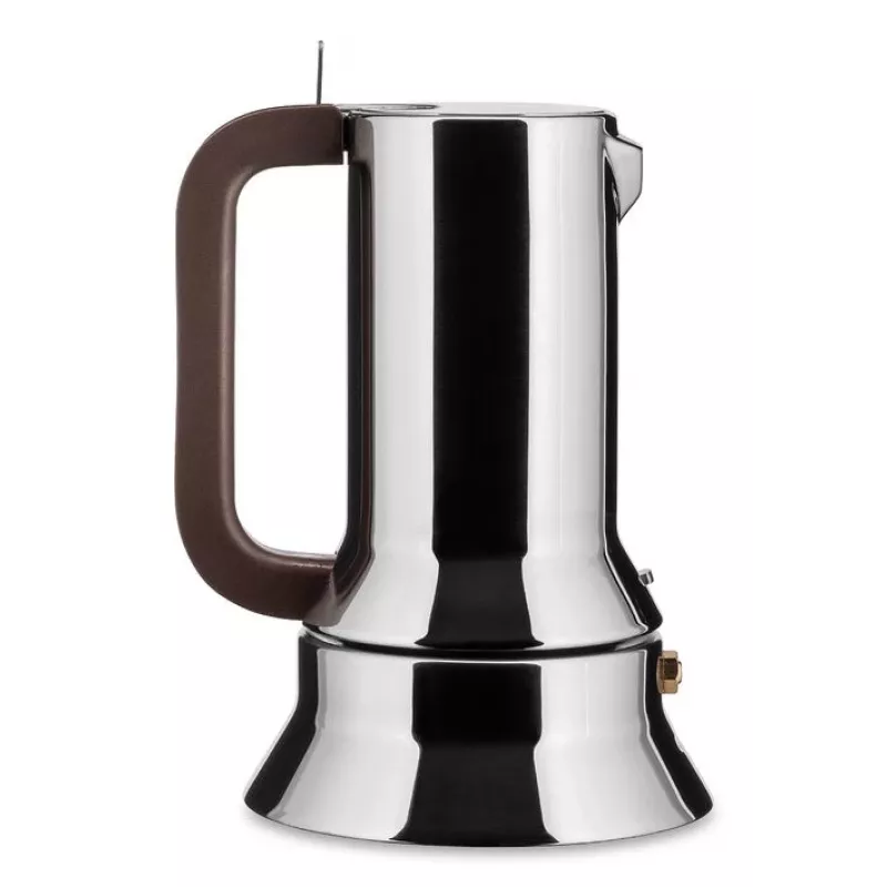 Moka katls Alessi 9090/3, nerūsējošais tērauds, 110 mm dziļums, 175 mm augstums