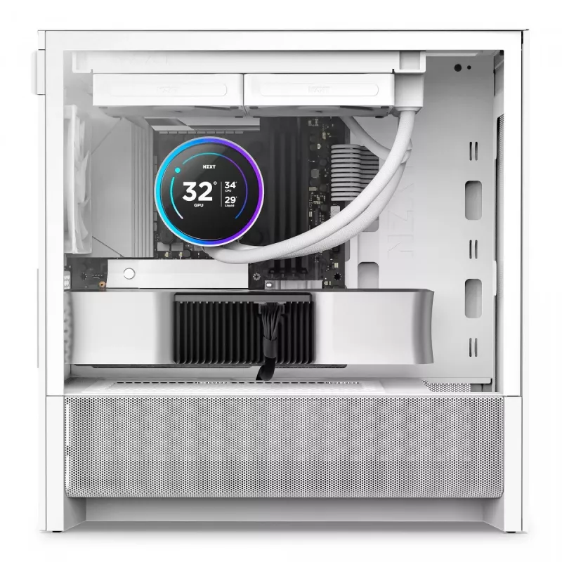 PC korpuss NZXT H9 H3 Flow Midi Tower Balts