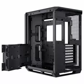 APNX V1-W-BK-v1 Midi Tower Melns, Wood