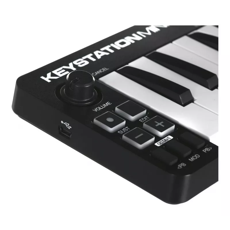 M-AUDIO Keystation Mini 32 MK3 MIDI tastatūra 32 taustiņi USB melna, balta