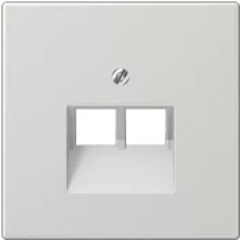 JUNG LS 969-2 UA LG - Pelēks - Termoplastiska - parastais - JUNG - UAE 2 x 8 UPO - UAE 8-8 UPO - UAE 8-8 UPOK6E - UAE 8-8 UPOK6 - MK-POF-2UAE - RJ-45