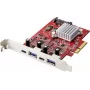 Renkforce RF-4679642 2+2 Port USB 3.2 Gen 2 kontrollera karte USB 3.2 Gen 2, USB-C™ PCIe (RF-4679642)