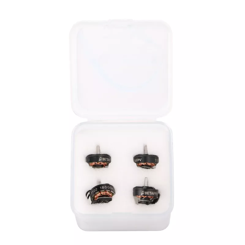 Bezsuku dronu motoru komplekts BETAFPV 1102 18000KV, 4 gab., statora garums 45 mm