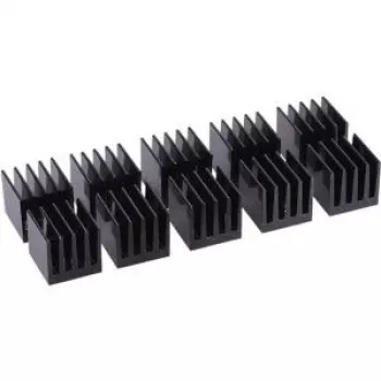 Alphacool GPU RAM alumīnija radiatoru 15x15mm - melni 10 gab. (17155)