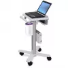 Ergotron StyleView klēpjdatora ratiņi, SV10 - ratiņi piezīmjdatoram - medicīniski - metāls - balts, alumīnijs - ekrāna izmērs: līdz 43,2 cm (līdz 43,20cm (17)) (SV10-1100-0)