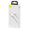 USB-C uz Lightning Baseus augsta blīvuma pīts kabelis, 20W, PD, 2m (balts)