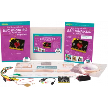 cej-MB-Set01 Electronic Adventure Micro Bit Programmieren Experimentier-Box ab 8 (EA-MicroBit-V2)