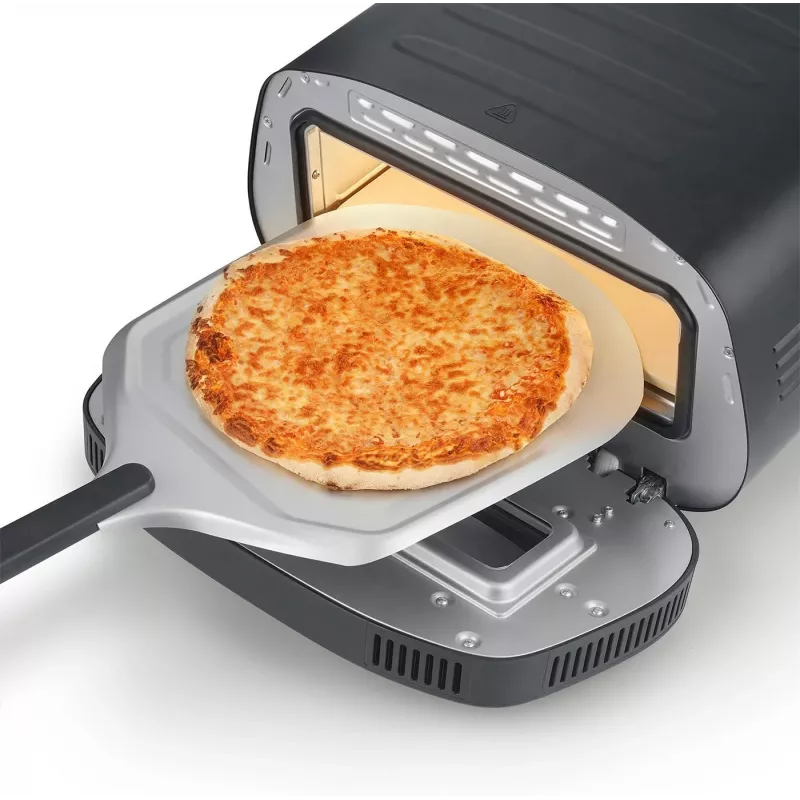 Caso Pizza krāsns | PizzaChef 430° | 2200 W | Melns/Sudrabs