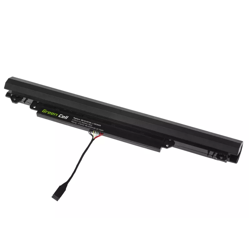 Baterija zaļa Cell LE123 priekš Lenovo IdeaPad 110-14IBR 110-15ACL 110-15AST 110-15IBR