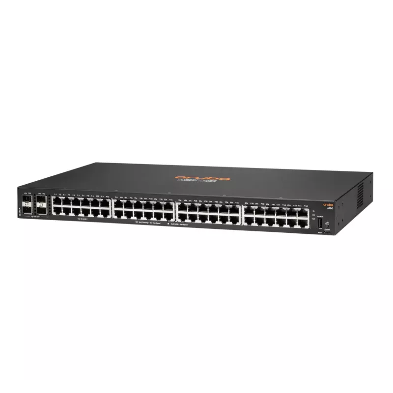 HPE Aruba 6100 Managed 48G 4SFP+ Slēdzis