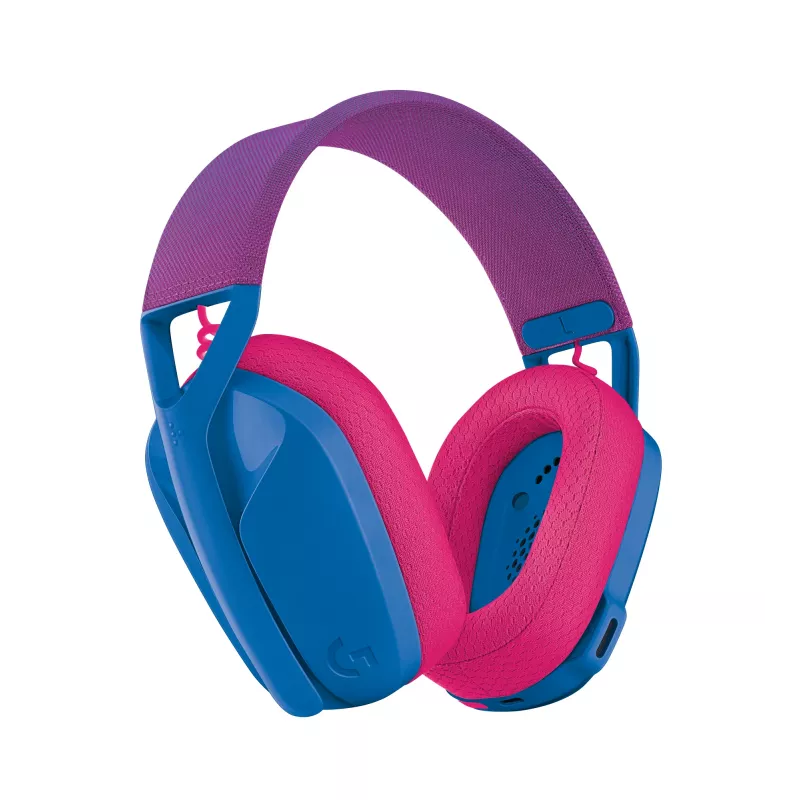 Logitech G435 Lightspeed bezvadu spēļu austiņas — zilas — 2,4 GHz — N/A — EMEA-914 (991-000527)