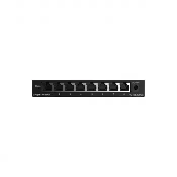 Pārvaldāmais slēdzis Ruijie Networks RG-ES208GC L2 Gigabit Ethernet 8 porti