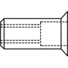 Blind rivet nut GESIPA M10x12x19 countersunk head KS for sheet thickness 1.5–4.5 mm, pack of 100