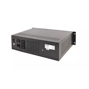 Gembird - UPS plaukts 19'' 3.4U 1500VA, 4xIEC 230V izeja, IEC14 ieeja, RJ11, USB, LCD Line-Interactive 1.5 kVA 900 W 4 kontaktligzdas