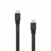 Sbox HDMI-HDMI 1.4 Flat M/M 1.5m HDMI-FLAT-15B Melns