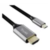 USB-C uz HDMI kabelis TRUST CALYX 25630, 4K (3840x2160), 2 m, melns, tēviņš–tēviņš
