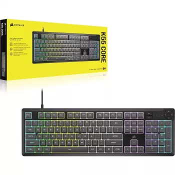Corsair CH-9226D65-DE tastatūra spēļu USB QWERTZ vācu pelēka