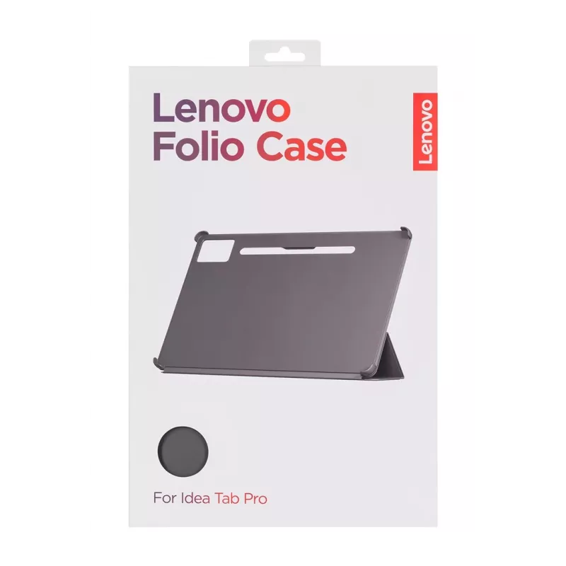 Planšetdatora folija maciņš Lenovo ZG38C05980 — piemērots 12,7 collu (32,3 cm), pelēks, polikarbonāts/TPU