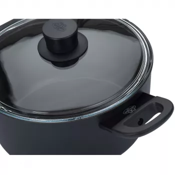 Katls BALLARINI 75002-920-0 apaļš melns alumīnija 20 cm