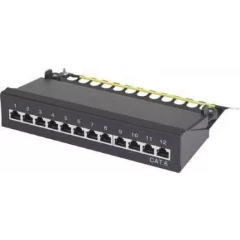 Plākstera panelis Renkforce 12‑Port CAT6, 1U plaukts, modelis 001485575