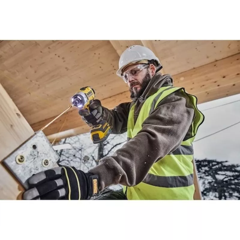 DeWALT DCF860N-XJ elektriskais skrūvgriezis/triecienurbis 3800 RPM Melns, Dzeltens