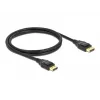 DisplayPort kabelis DeLOCK 82423 1 m vīrietis–vīrieris melns