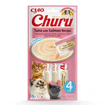 INABA Churu Tuna ar lasi - kaķu gardumi - 4x14 g