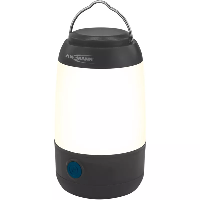 Ar baterijām darbināma kempinga laterna Ansmann Mini 230 lm LED Melns