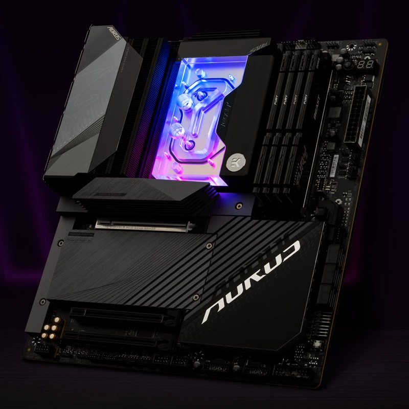 EK Waterblocks EK-Quantum Velocity2 D-RGB - AM5, niķelis + akrils